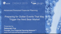Preparing for Outlier Events That May Trigger the Next Bear Market, presented by Fox Financial