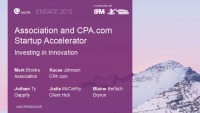 Association and CPA.com Startup Accelerator: Investing in Innovation