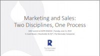 Marketing and Sales: Two Disciplines, One Process