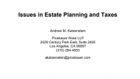 Estate Planning Update