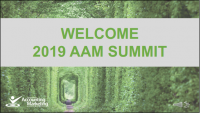 Welcome/AAM Summit Kick-off