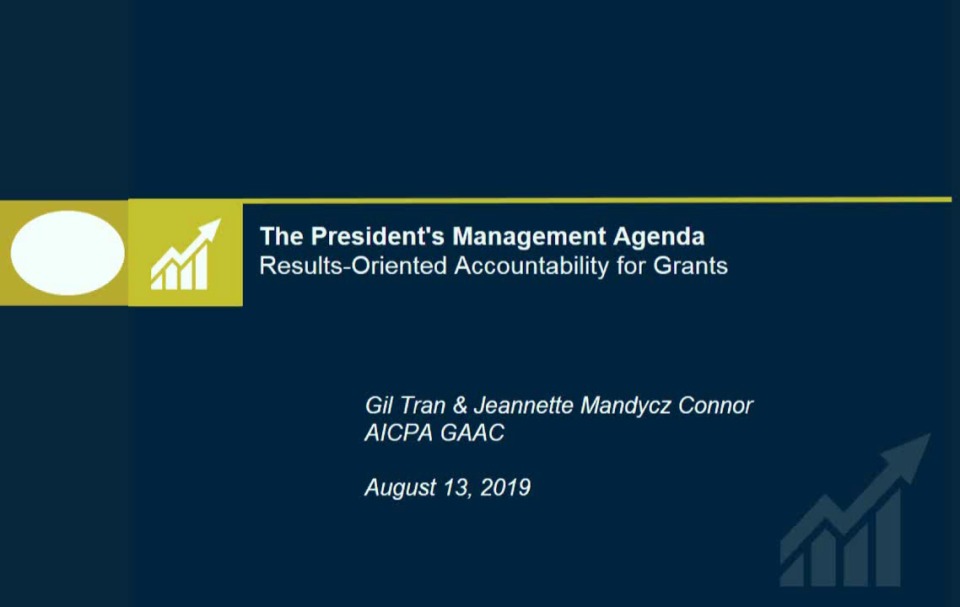 OMB President's Management Agenda Update