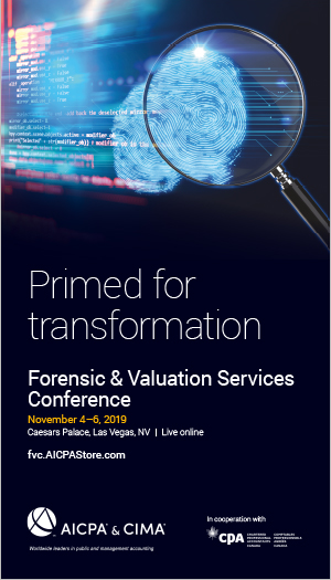 Forensic & Valuation Services Conference 2019 icon