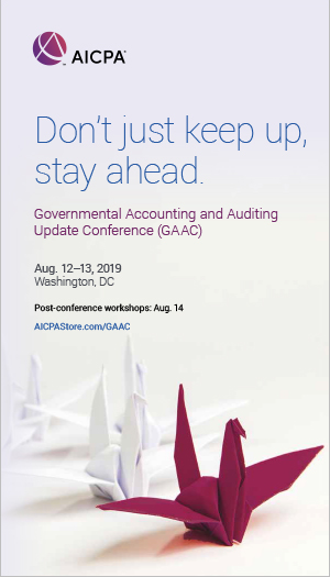 Governmental Accounting and Auditing Update Conference 2019