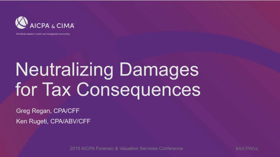 Neutralizing Damages for Tax Consequences