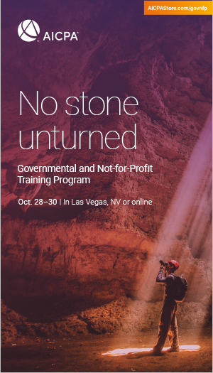 Governmental and Not-for-Profit Training Program 2019