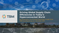 Driving Global Supply Chain Effieiciencies in Today's Hyperconnected World