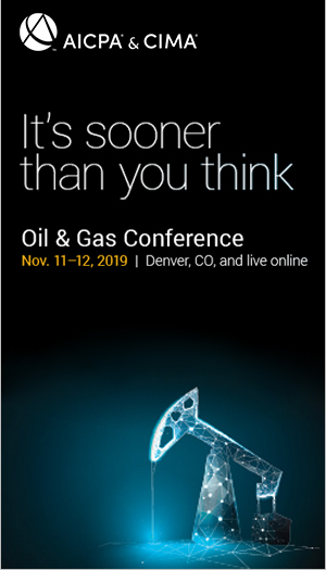AICPA/PDI Oil and Gas Conference 2019