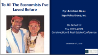Welcome Remarks | To All the Economists I've Loved Before