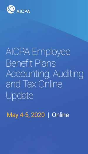 AICPA Employee Benefit Plans Accounting, Auditing, and Tax Update Online Conference 2020 icon