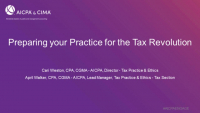 ENG201.04. Preparing your Practice for the Tax Revolution