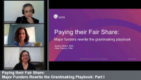 Paying their Fair Share: Major Funders Rewrite the Grantmaking Playbook: Part I