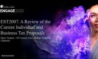 EST2007. A Review of the Current Individual and Business Tax Proposals
