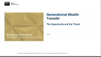 PFP2006. Multi-generational Wealth Transfer:  Strategies for Sustaining Growth