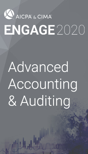Advanced Accounting and Auditing (as part of ENGAGE 2020)