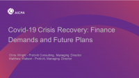Covid-19 Crisis Recovery: Finance Demands and Future Plans