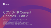 COVID-19 Current Updates - Part 2