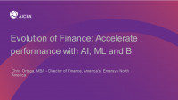 Evolution of Finance: Accelerate Performance with AI, ML and BI