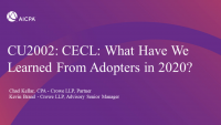 CECL: What Have We Learned From Adopters in 2020? icon