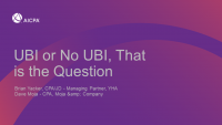 UBI or No UBI, That is the Question