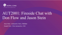 Welcome Remarks and Fireside Chat with Don Flow and Jason Stein