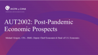 Post-Pandemic Economic Prospects