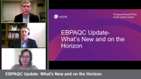 EBPAQC Update: What's New and on the Horizon