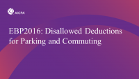 Disallowed Deductions for Parking and Commuting