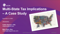 Multi-State Tax Implications - A Case Study icon