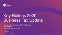 Key Rulings 2020/Business Tax Update icon