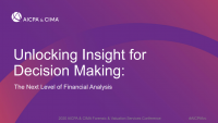 Unlocking Insight for Decision Making: The Next Level of Financial Analysis