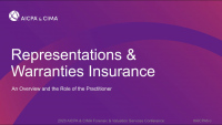 Representations & Warranties Insurance:  An Overview and the Role of the Practitioner