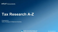 Tax Research A to Z