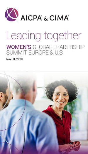 AICPA & CIMA Women's Global Leadership Summit 2020 - Europe & USA