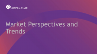 Capital Market Perspectives and Trends