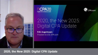 2020, the New 2025: Digital CPA Update icon