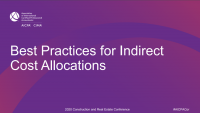 Best Practices for Indirect Cost Allocations