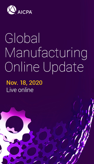 AICPA Global Manufacturing Update 2020