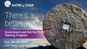 AICPA & CIMA 2021 Governmental & Not-For-Profit Training Program icon