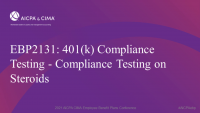 401(k) Compliance Testing - Compliance Testing on Steroids
