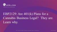 Are 401(k) Plans for a Cannabis Business Legal?  They are.  Learn why.