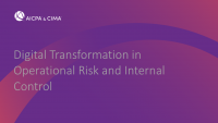 Digital Transformation in Operational Risk and Internal Control 