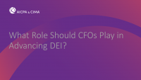 What Role Should CFOs Play in Advancing DEI?