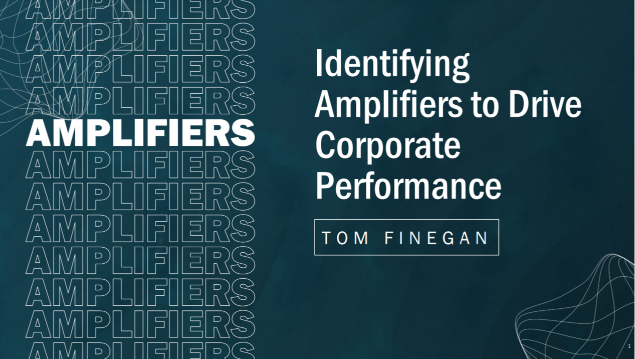 Identifying Amplifiers to Drive Corporate Performance (Additional Fee, Onsite Only) icon