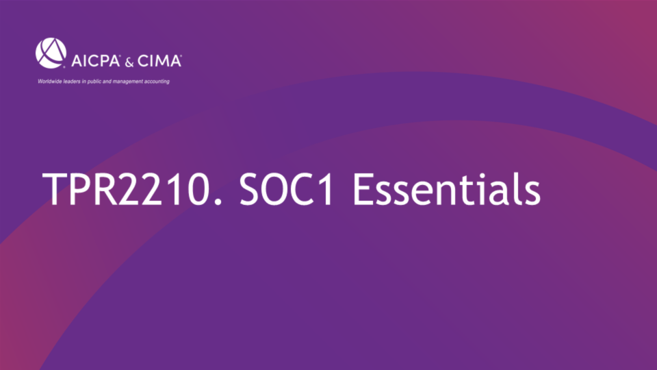 SOC1 Essentials