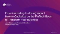 From Innovating to Driving Impact: How to Capitalize on the FinTech Boom and Transform Your Business icon