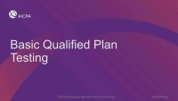 Basic Qualified Plan Testing (Repeated in Session EBP1845) icon