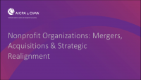 Nonprofit Organizations: Mergers, Acquisitions & Strategic Realignment icon