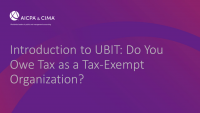 Introduction to UBIT: Do You Owe Tax as a Tax-Exempt Organization?