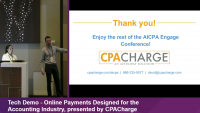 ENG21LL24. Tech Demo - Online Payments Designed for the Accounting Industry, presented by CPACharge (non-CPE)